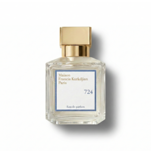 Bottle of MFK 724 EDP fragrance on a white background with soft shadow