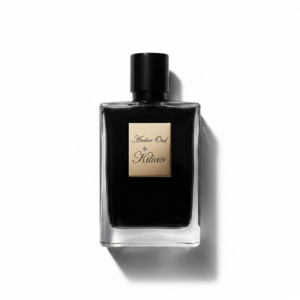 Bottle of Kilian Amber Oud (Batch 2015) EDP fragrance on a white background with soft shadow